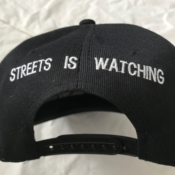 NWOT CAYLER & SONS BK NY Open Hands Snapback Cap Hat Black Grey White - Picture 4 of 8